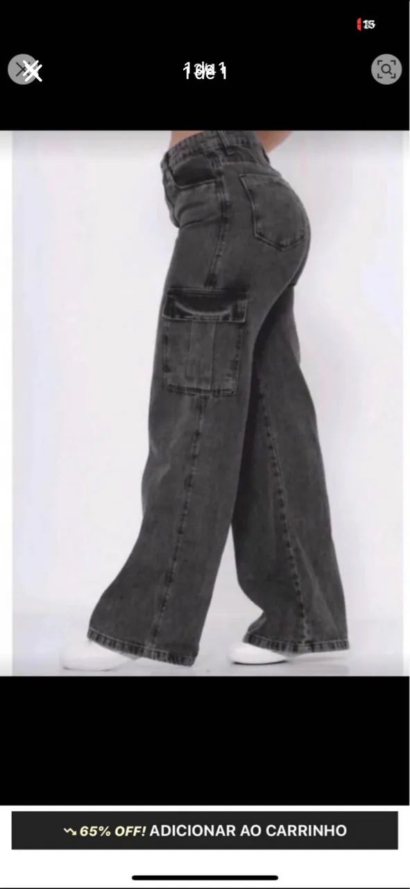 CALÇA CARGO TAM 36/38