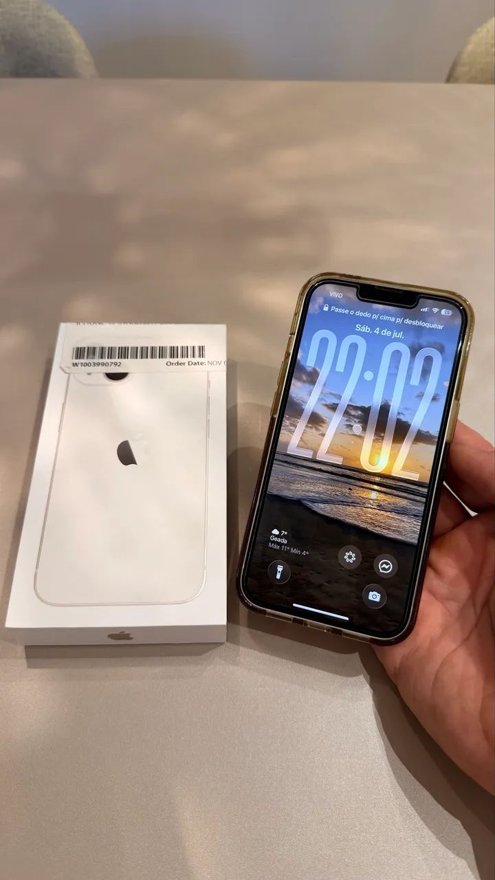 iPhone 13 Branco 256gb - Foto 2