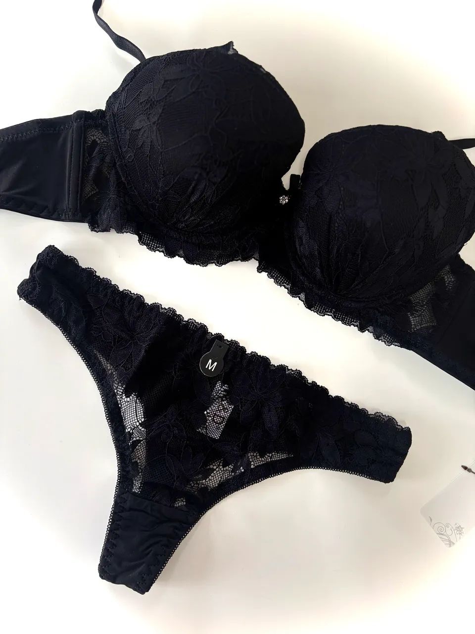 Conjunto Lingerie Preto (M)