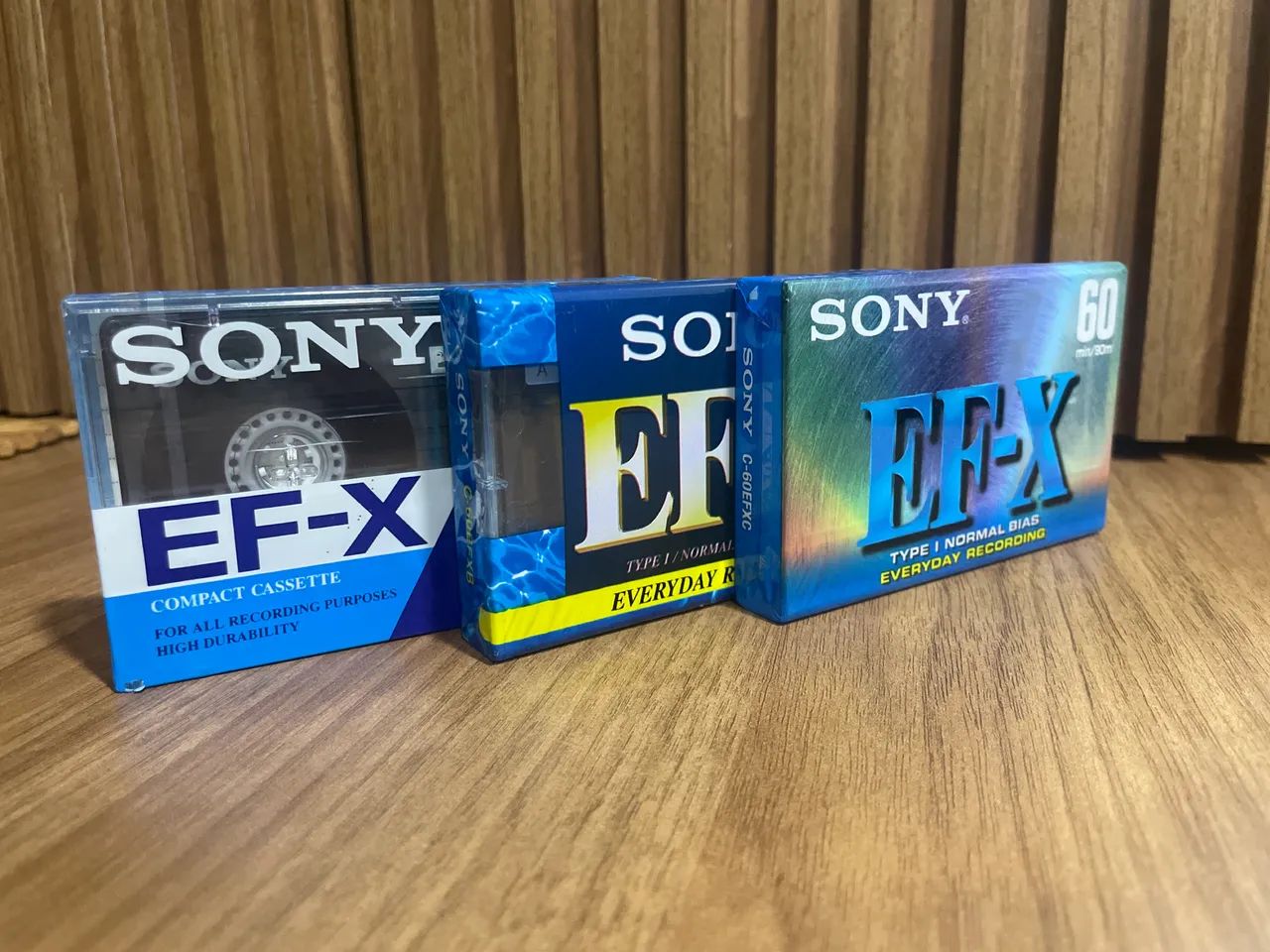 Fitas Cassete Sony EF-X 60 -Três Fitas  - Foto 2