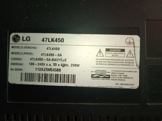 Tv LG 47 polegadas 