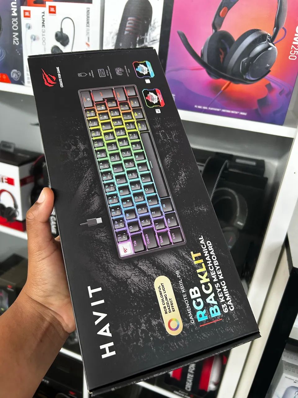 Teclado Gamer Mecânico Switch Red  - Foto 3