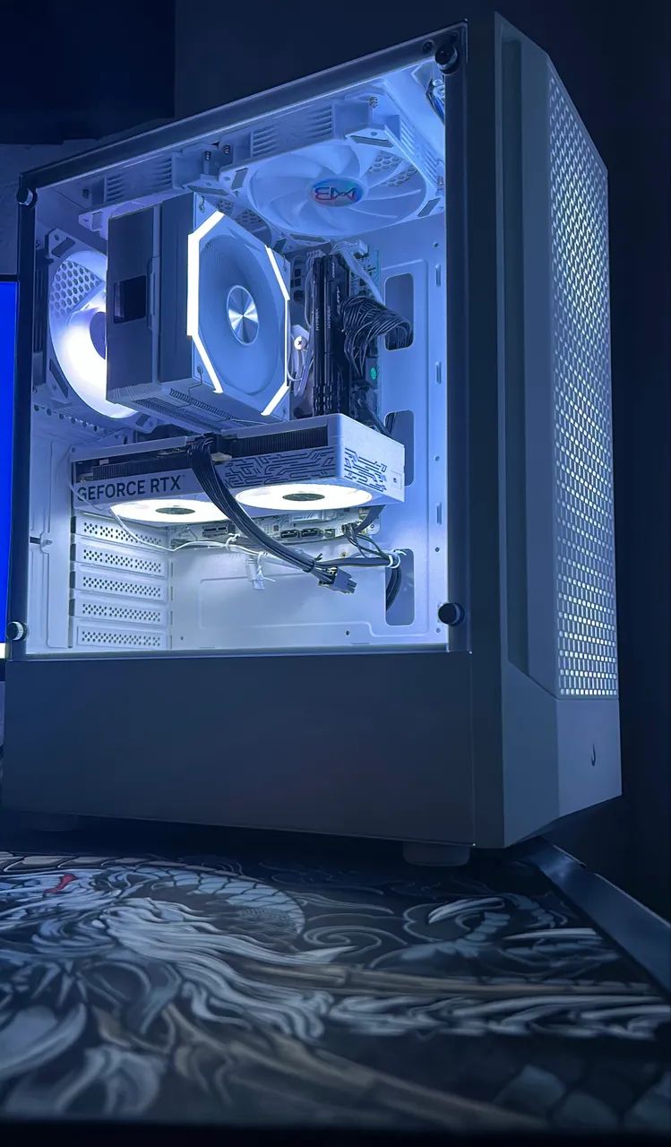 PC Gamer Full White Ryzen 7 + RTX 5050 - Foto 4