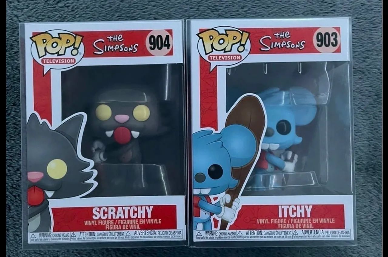 Funko Os Simpsons Comichão e Coçadinha