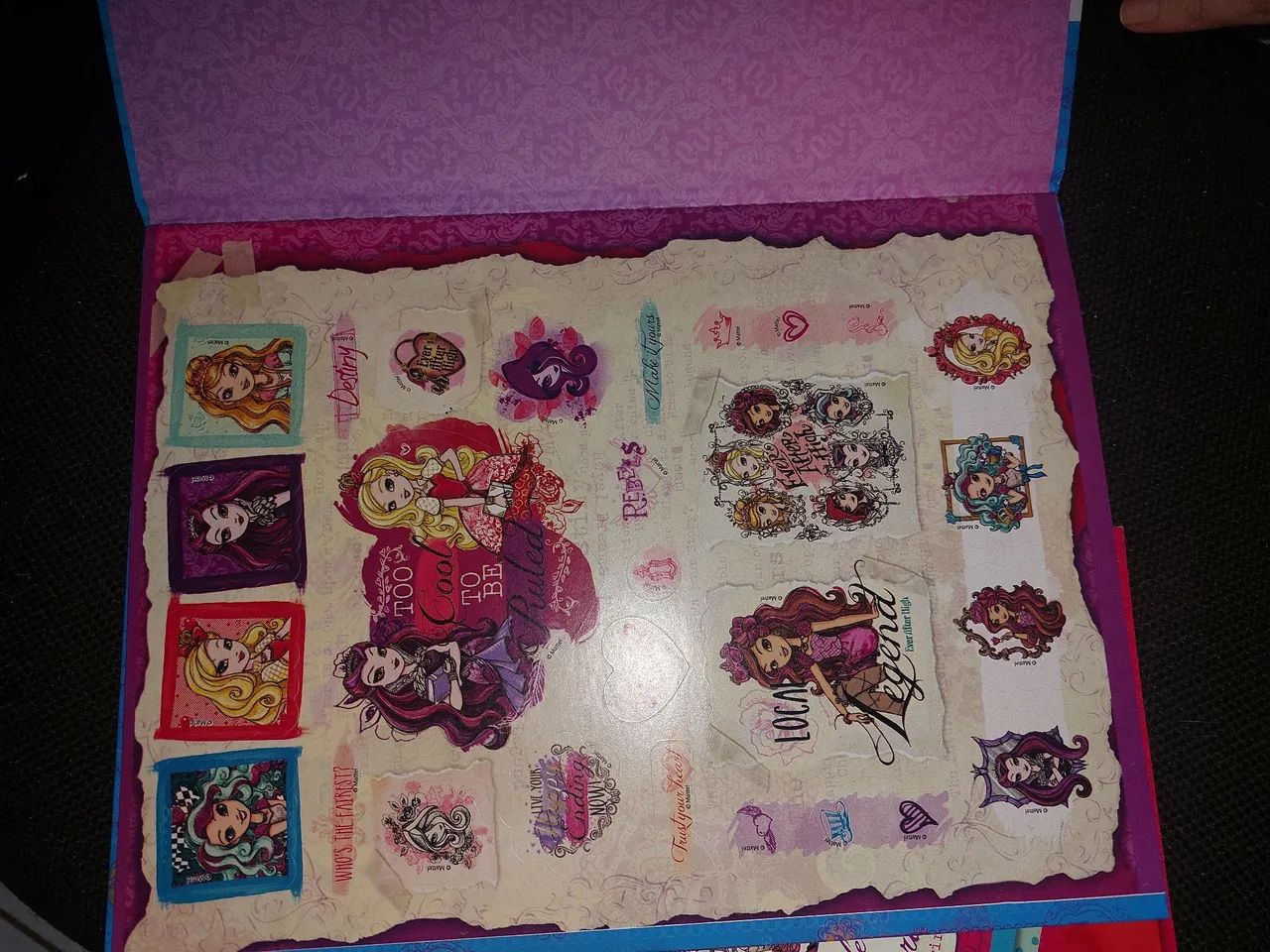 Lote Ever After High EAH Caderno Revistas  - Foto 3