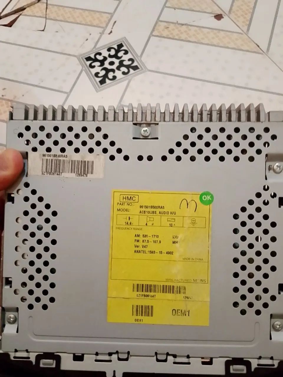 Rádio de carro de HB20 - Foto 2