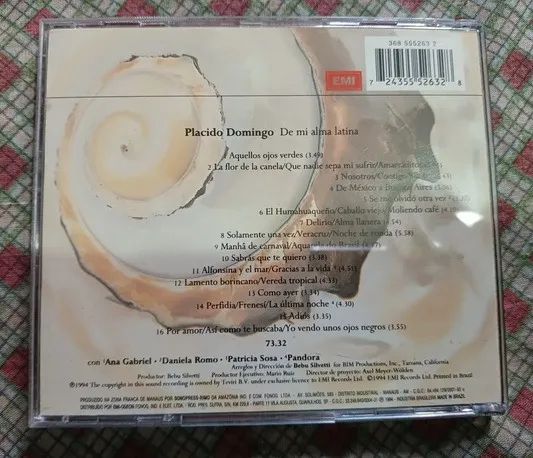 Cd Placido Domingo - De Mi Alma Latina - Excelente Estado - Foto 3