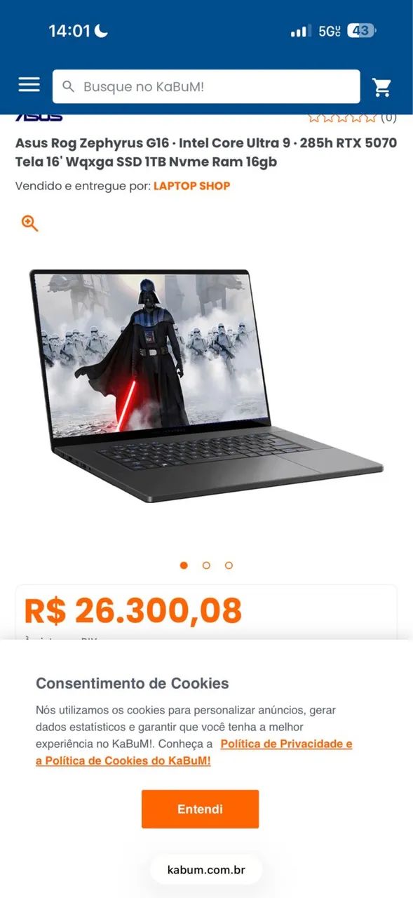 Asus ROG Zephyrus G16 - Foto 2