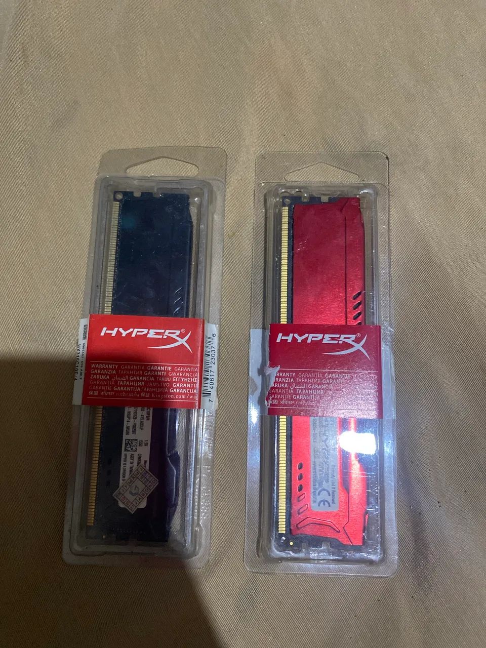Memoria ram 4g 1600 mhz hyperx