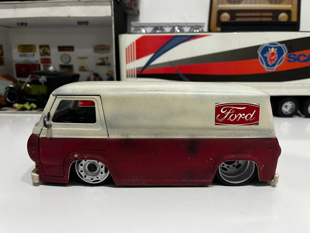 Miniatura Ford ecoline furgão custon  - Foto 4