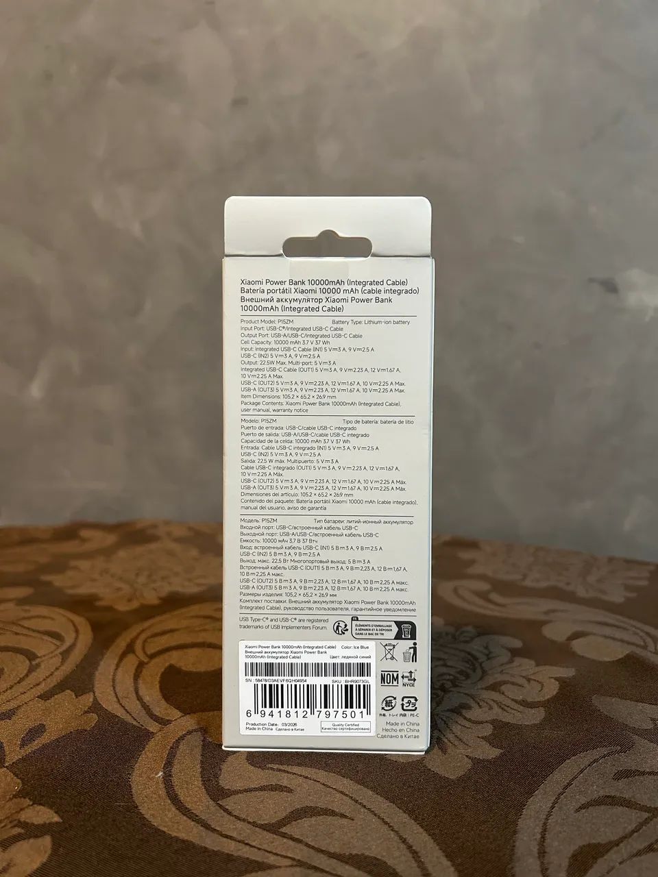 Xiaomi Power Bank 10000mAh (cabo integrado) - Foto 3