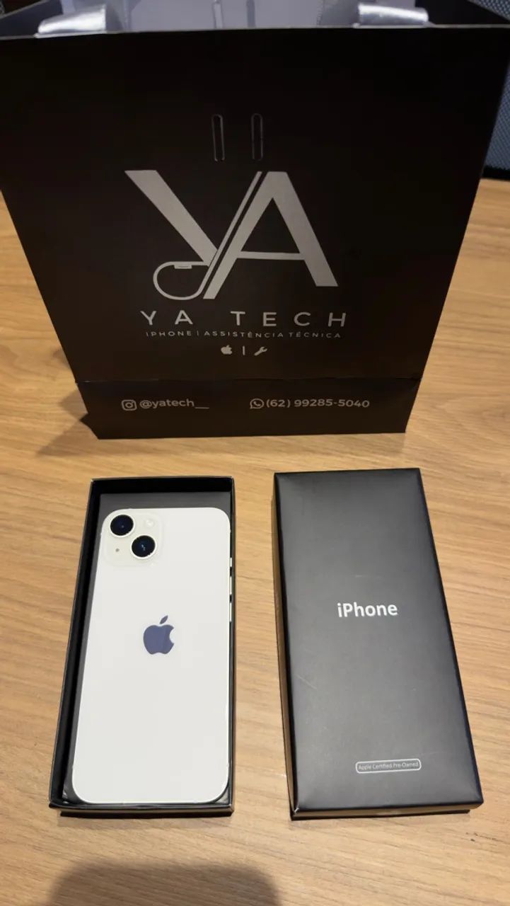 iPhone 14 128GB - ESTELAR (BRANCO)