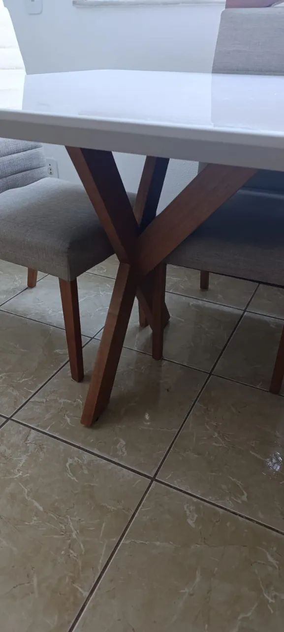 Mesa de jantar com 6 cadeiras - Foto 5