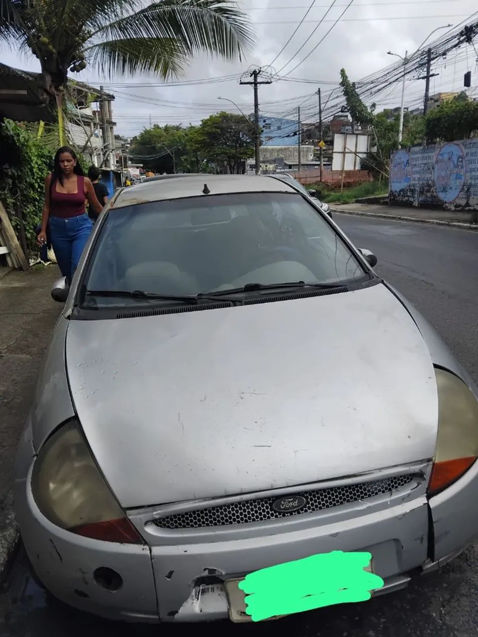 Vendo Ford ka, motor Zetec Rocan. Chaparia danificada, mecânica excelente.  - Foto 2