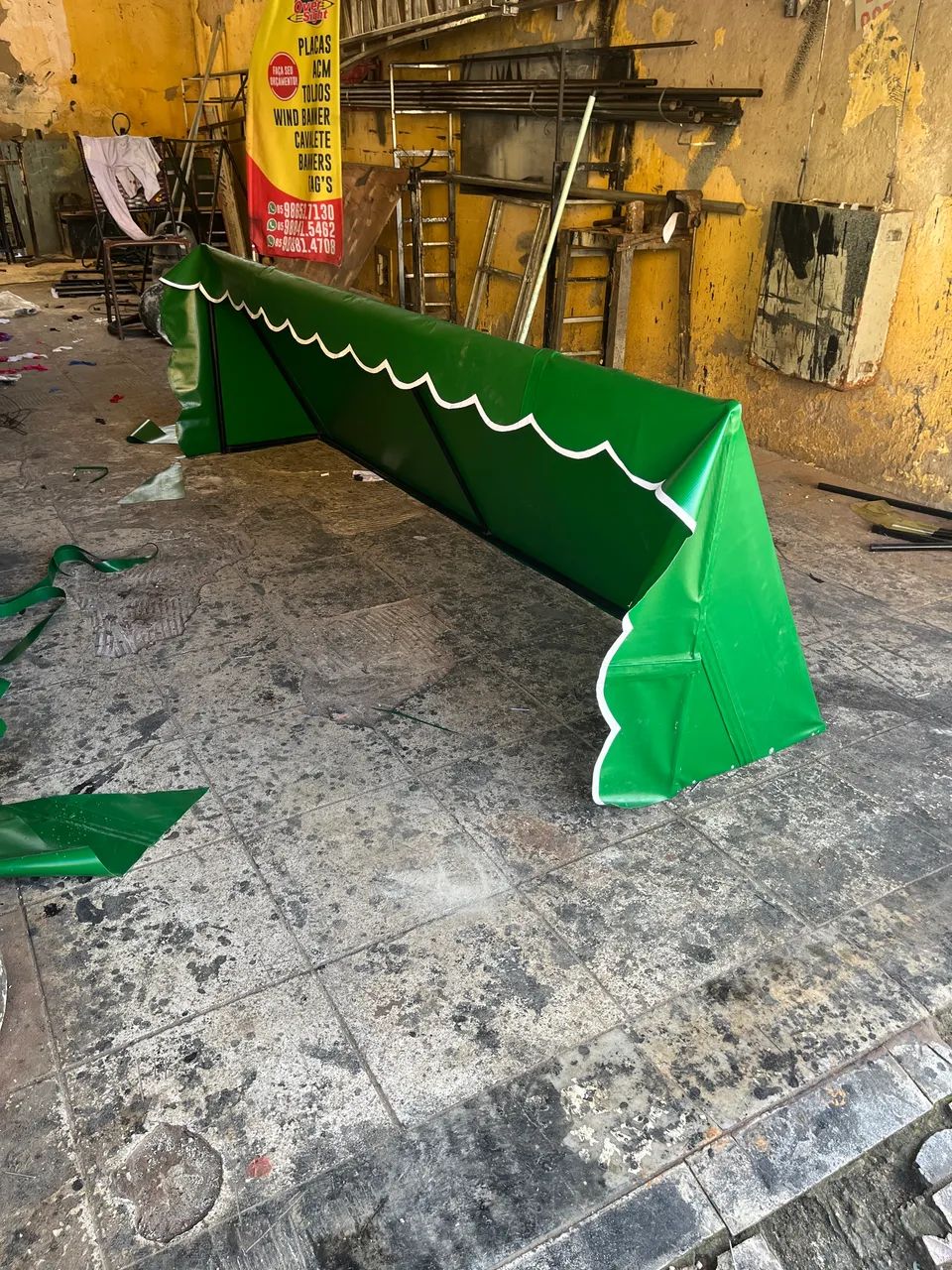 Toldo Verde para Área Externa de Casa 