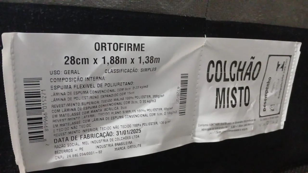 Colchão Ortofirme - Ortolite - Foto 5