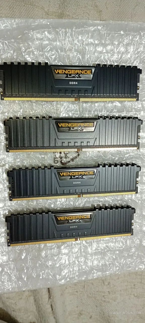 Memórias ddr4 corsai vangence Lxp novas  - Foto 2