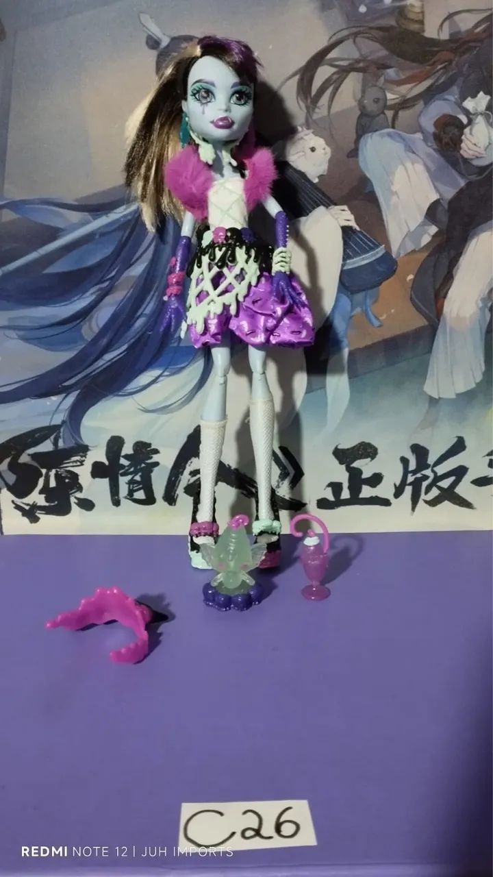 Boneca abbey sweet screams monster high 