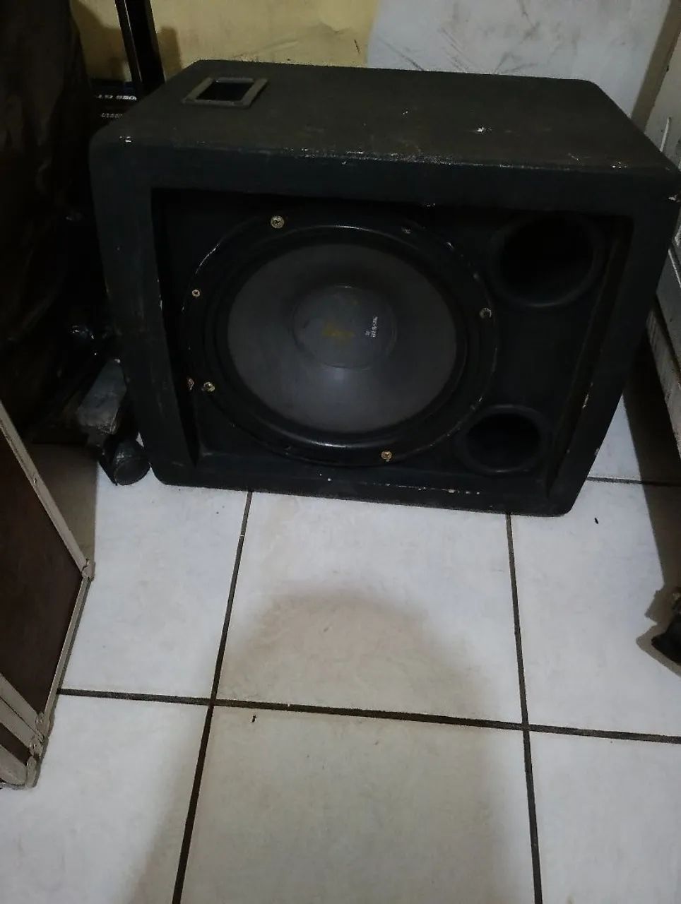 Subwoofer ativo e caixa passiva - Foto 3