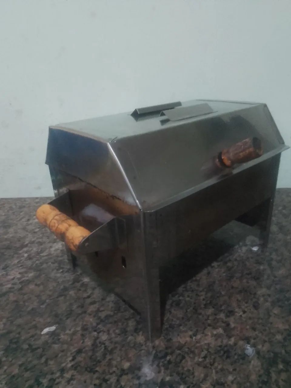 churrasqueira familiar em inox, e bafo  - Foto 3