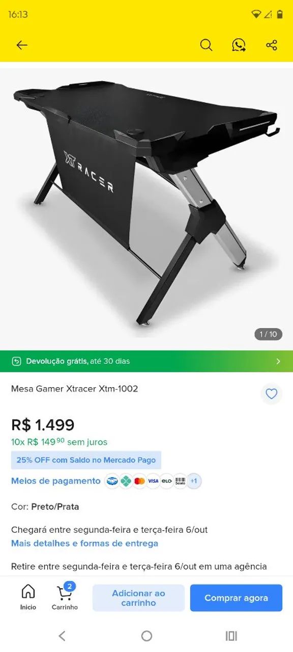 Mesa nova nunca usada  - Foto 2