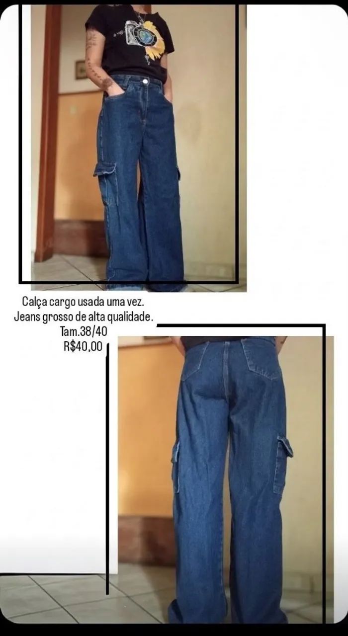 Calça cargo novíssima  - Foto 3