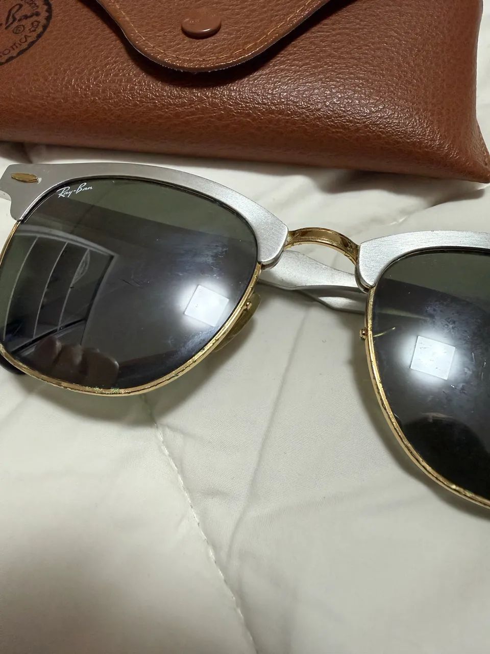 Óculos de Sol Ray Ban Clubmaster Original - Foto 4