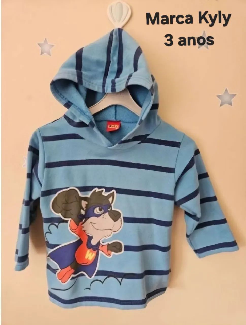 Moletom com capuz, 3anos - Foto 2