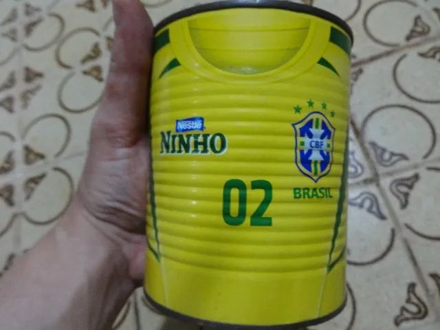Lata de Leite Ninho da Copa 2002 com 4 Estrelas Raríssima!