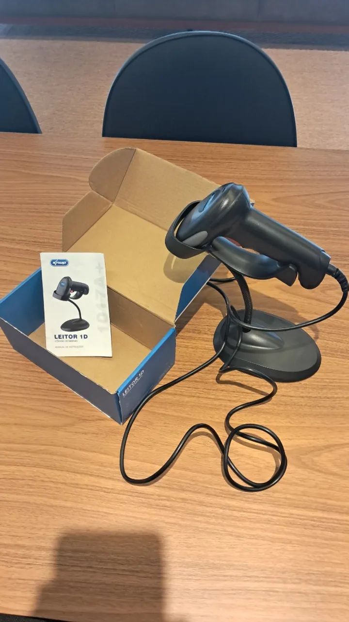  Leitor de Código de Barras Knup KP-1017A+