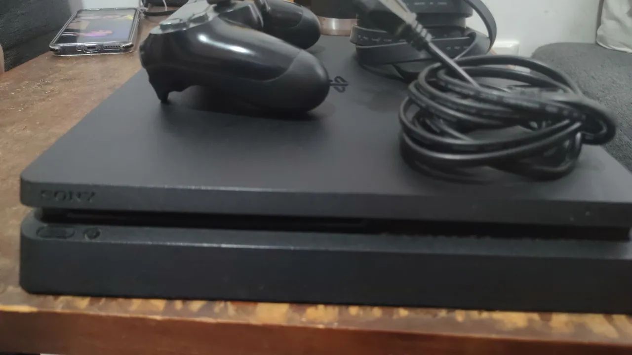 PS4 SLIM 1TB CAIXA E NOTA  - Foto 3