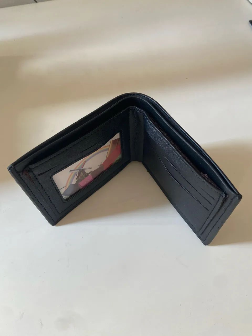 Carteira Preta Simples - Nova - Foto 3