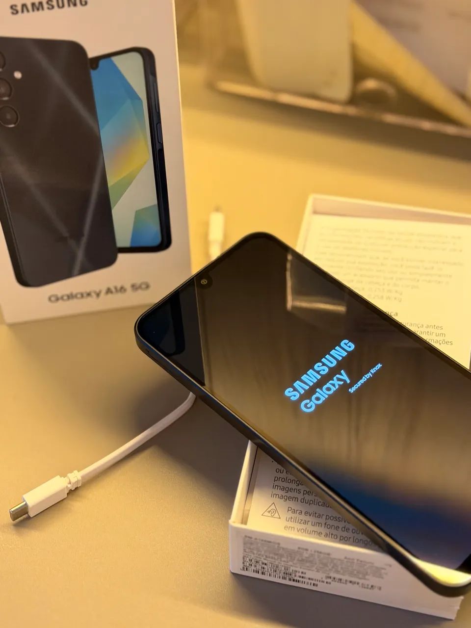 Celular Samsung Galaxy A16 256gb com relógio - novo - Foto 3