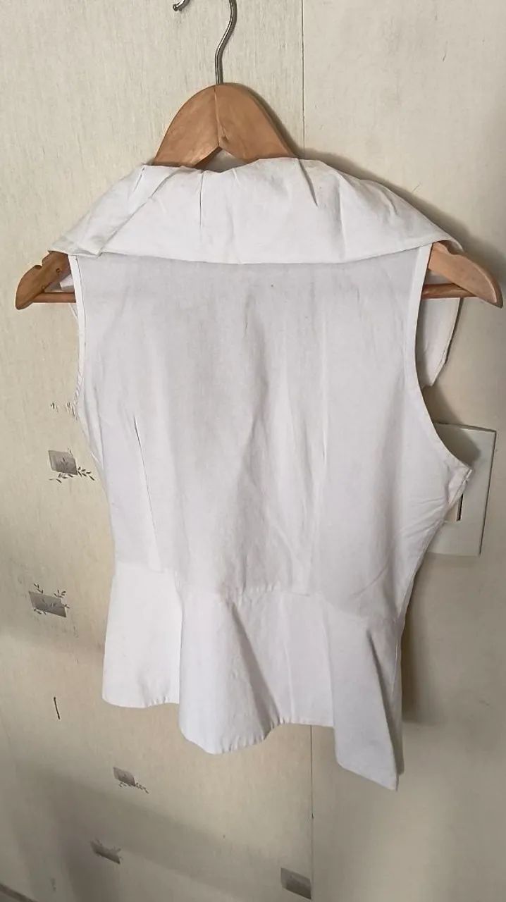 CAEDU BLUSA TRANSPASSADA ALGODÃO TAM M  - Foto 3