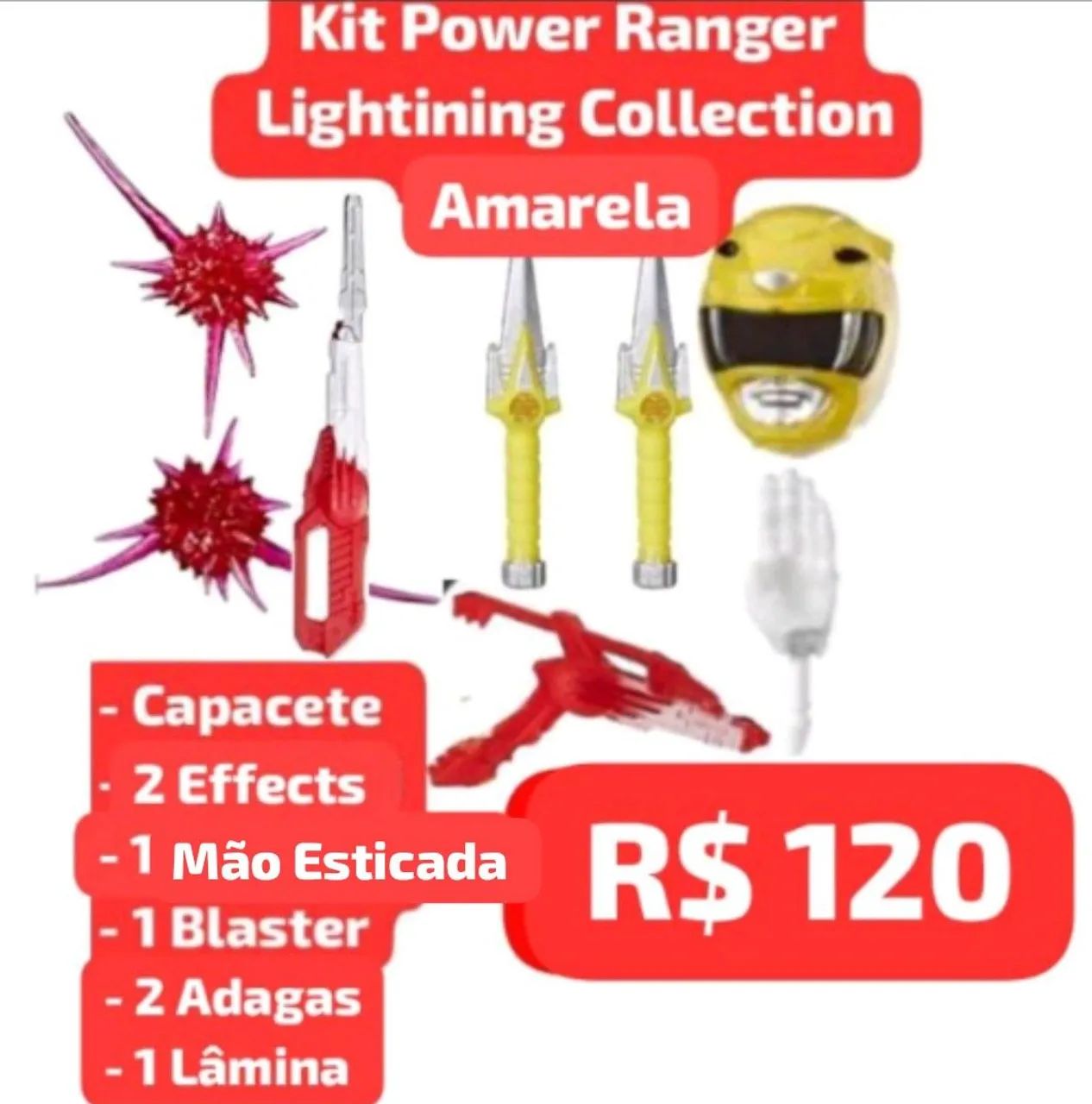 6 Kits Power Rangers Lightining Collection  ( À escolha ) VENDO ou TROCO - Foto 3