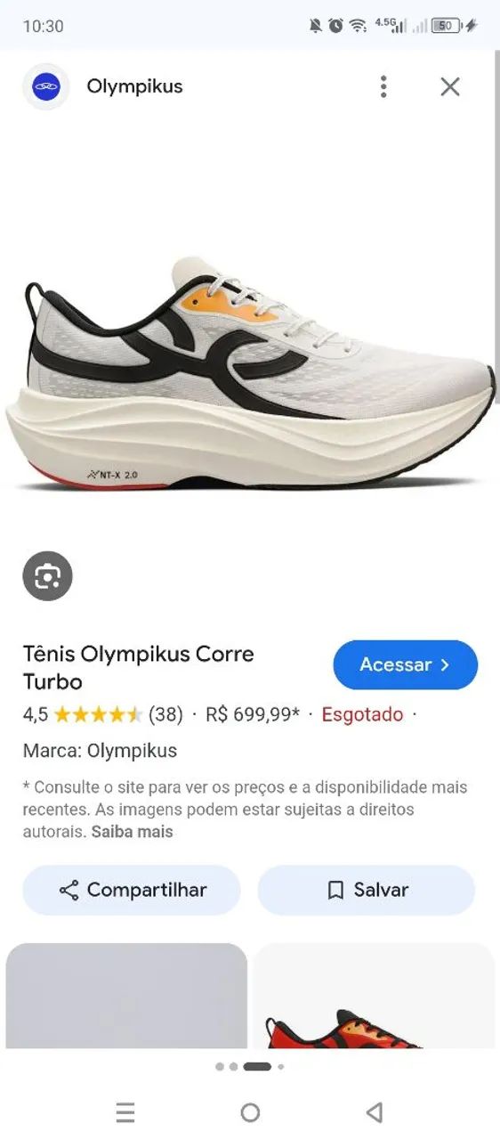 Olympikus Corre Turbo (Branco 40) - BARATO! - Foto 6