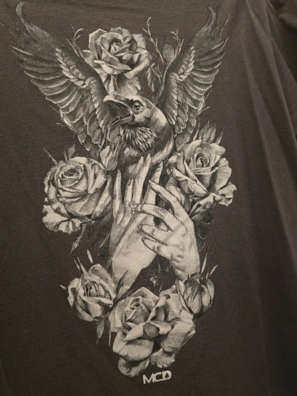 Camiseta Estampada Marrom MCD Tamanho P - Foto 2