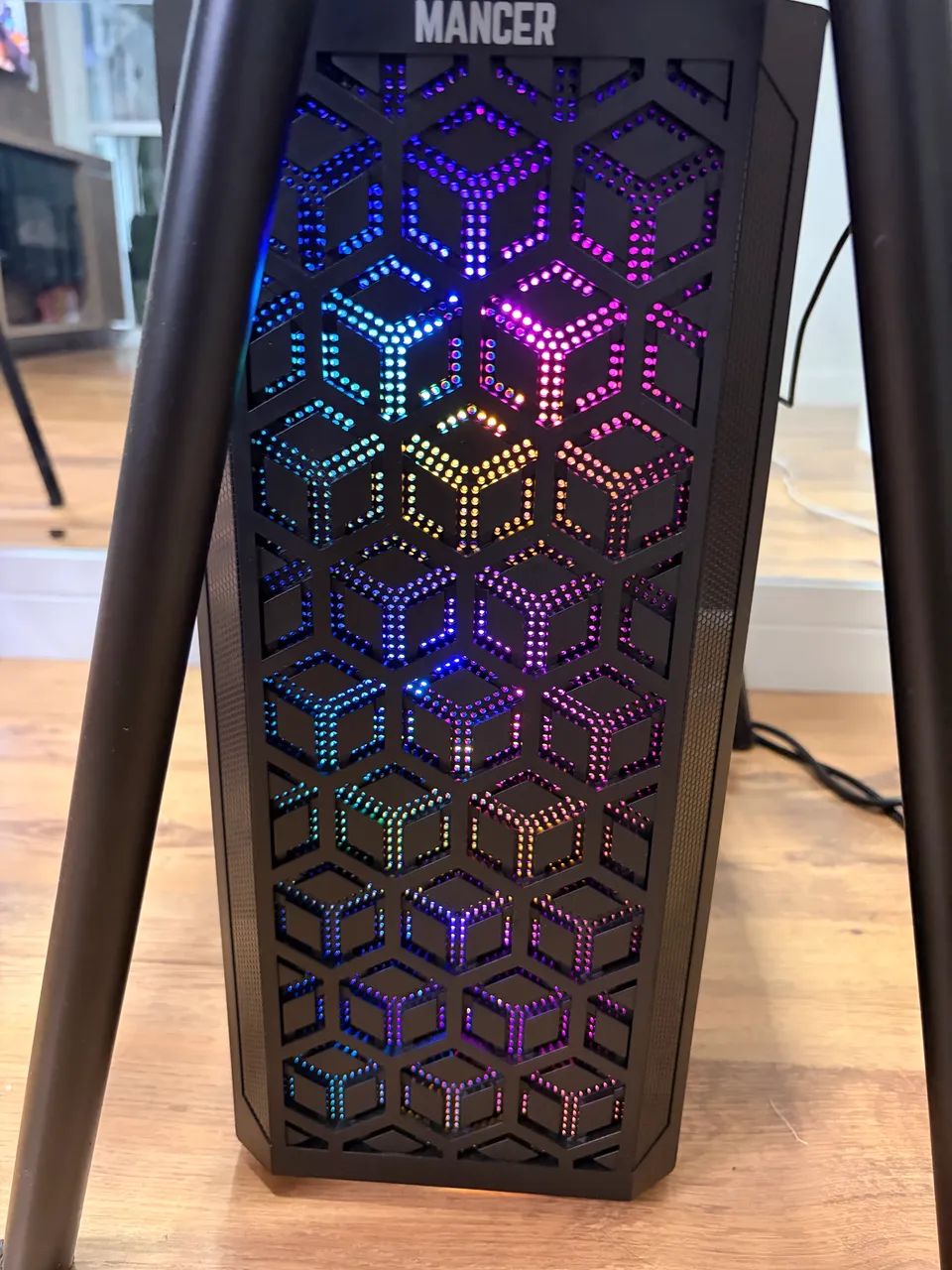 PC e Monitor Gamer - Ryzen 5 5500 e RX 580 8gb - Foto 2