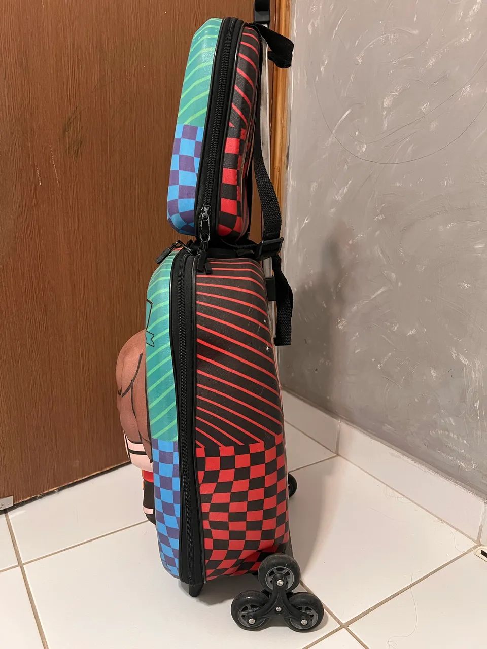 Mochila escolar de carrinho  - Foto 3