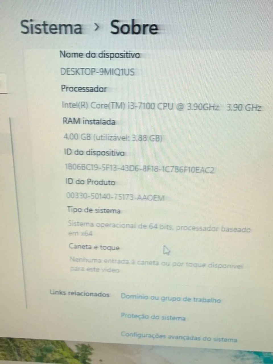 CPU Positivo i3 de 7°geração com 4GB de memoria e SSd de 480 - Foto 3