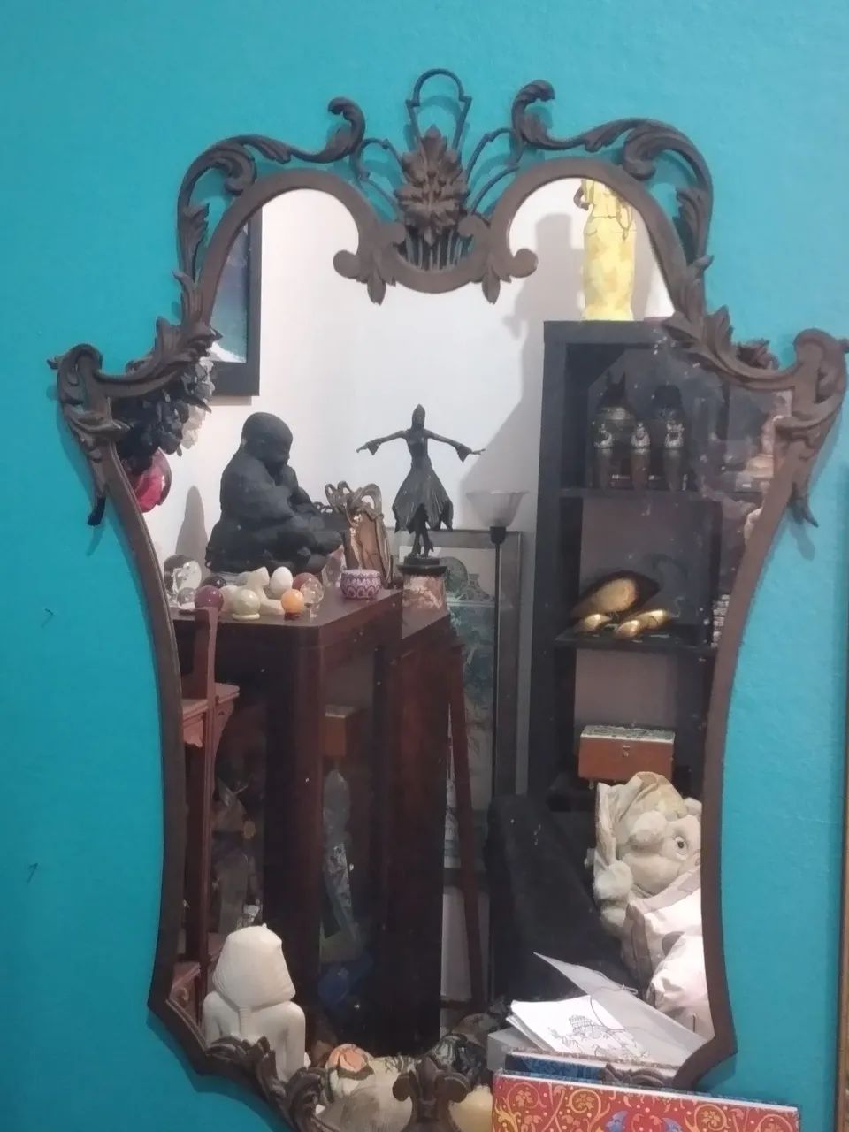 Espelho art nouveau 