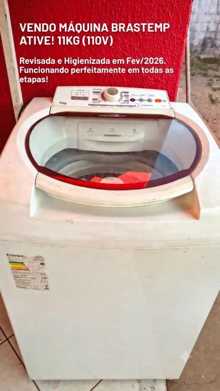 Máquina de lavar roupas 