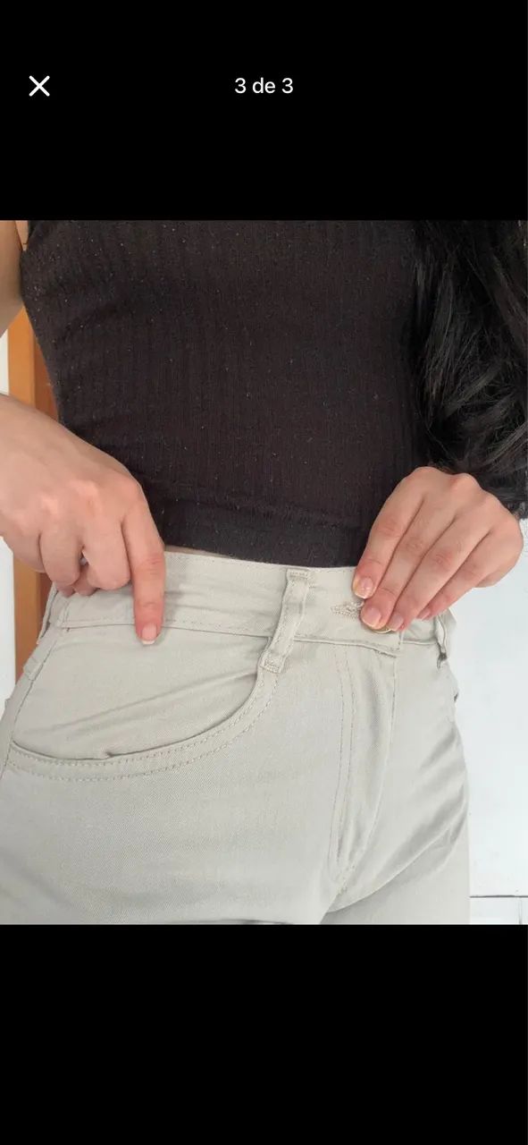 Calça jeans cargo  - Foto 3