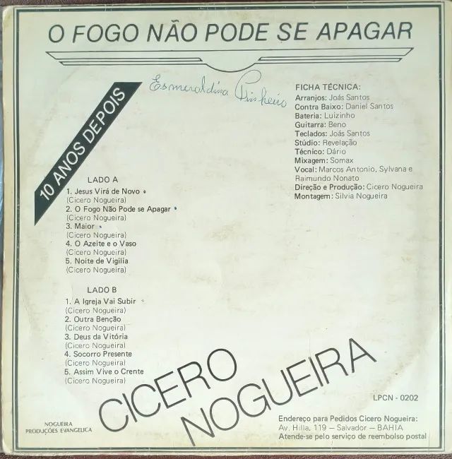 elf bar vape uk O Fogo Não Pode Se Apagar – música e letra de Cicero Mendes main image 1