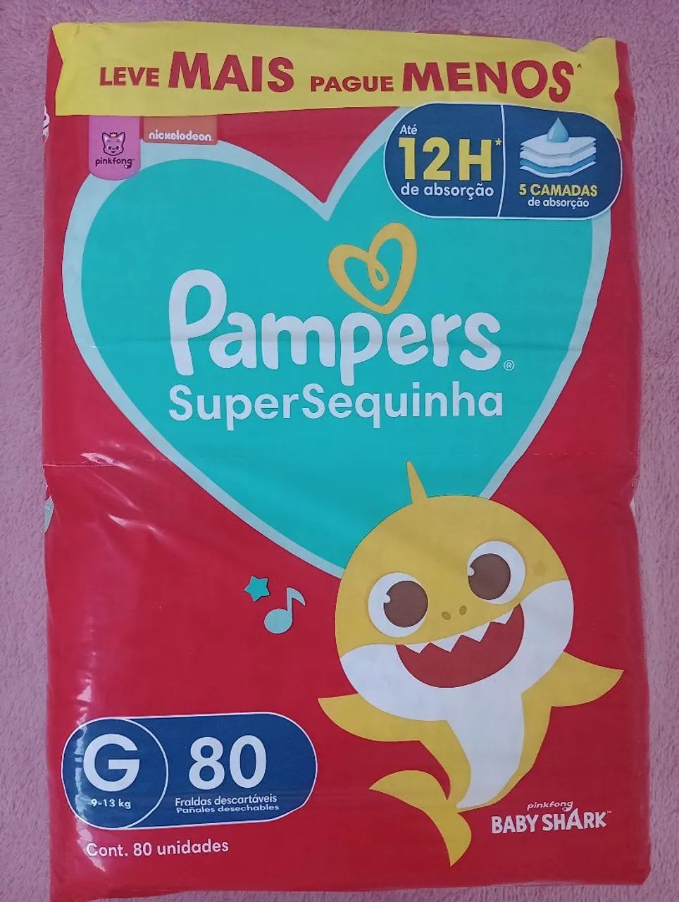 Fralda Pampers Super Sequinha 