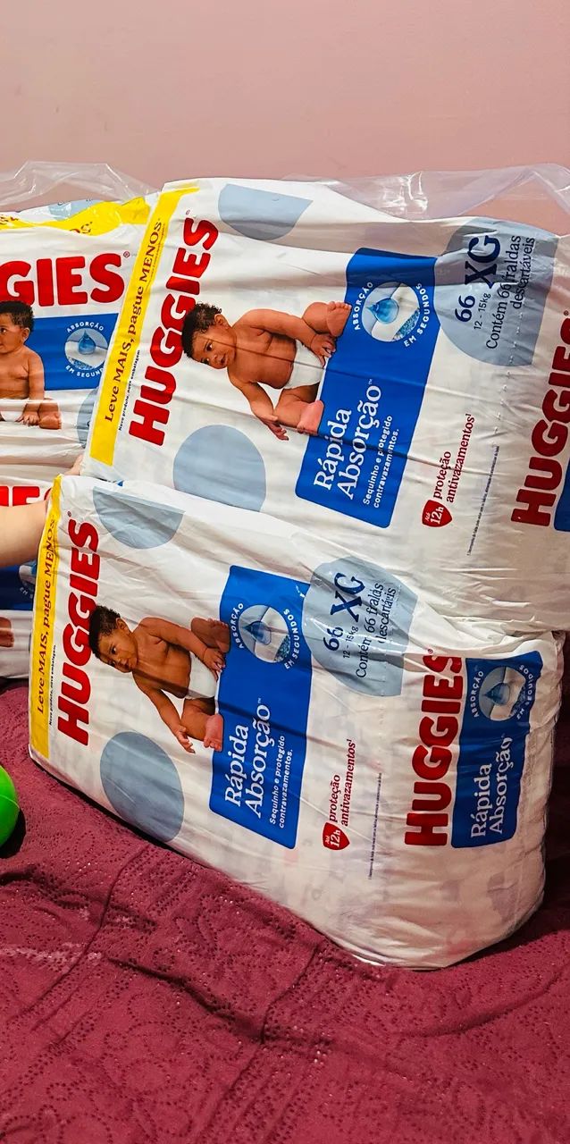 Fralda Huggies Xg