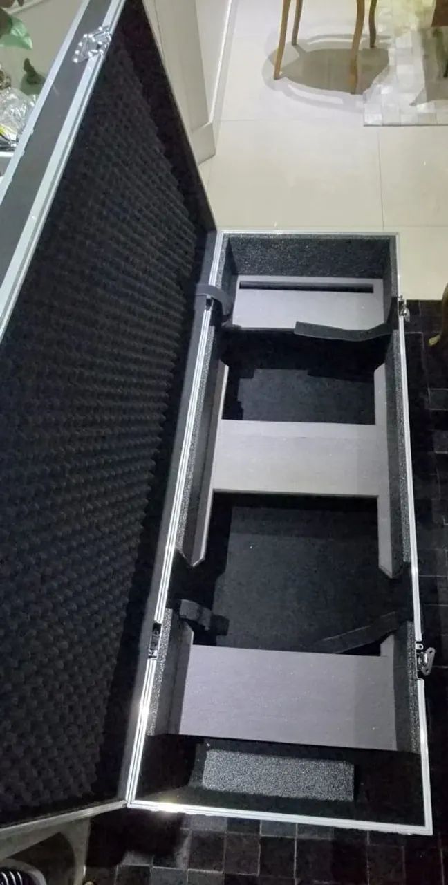 Case/caixa transporte para totem e equipamentos áudio e vídeo. - Foto 3