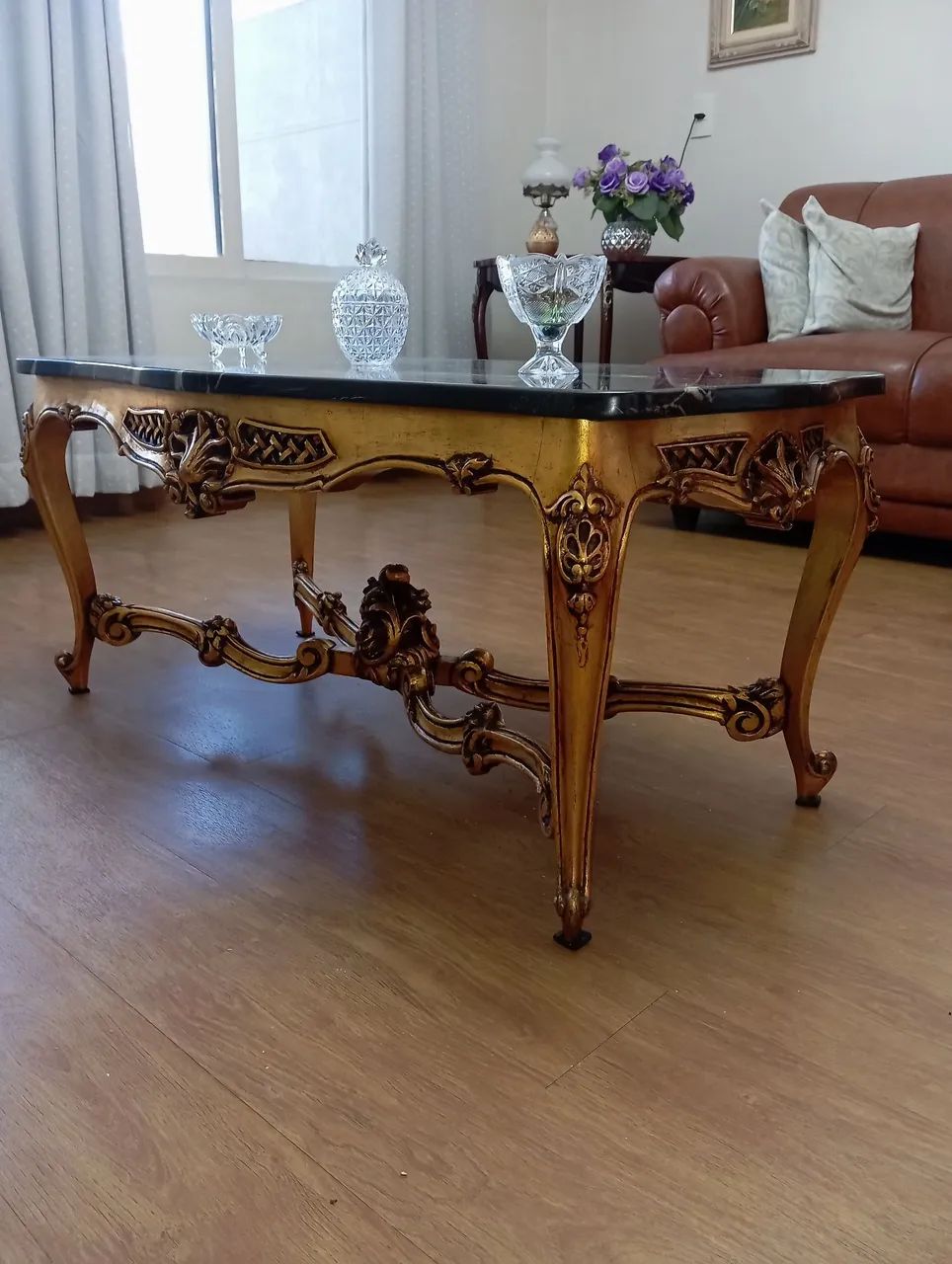 Mesa  grande de centro Luiz XV 495438969177395205