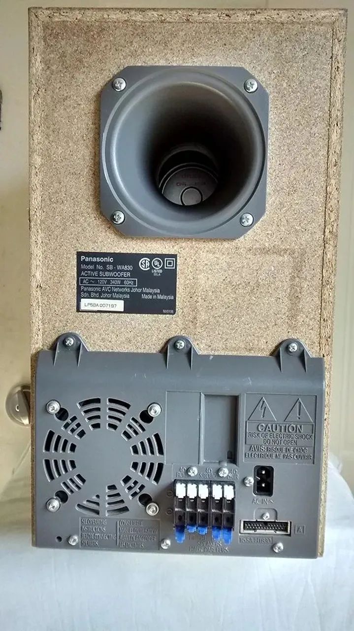  Subwoofer ativo Panasonic  - Foto 3