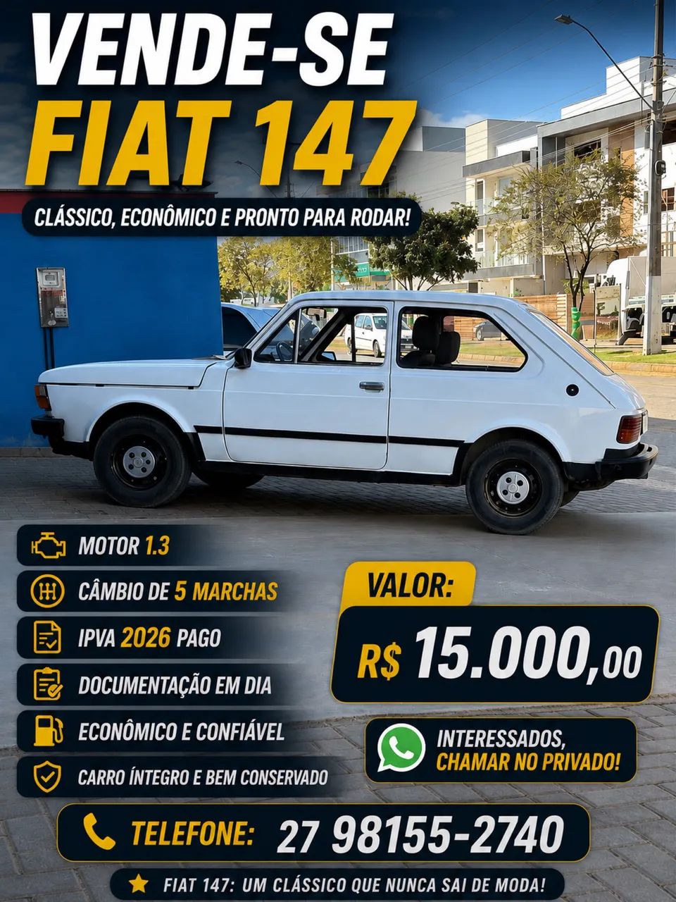 Fiat 147 147 C/ CL 1985